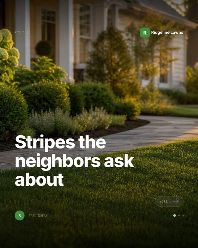 Landscaping post imagery